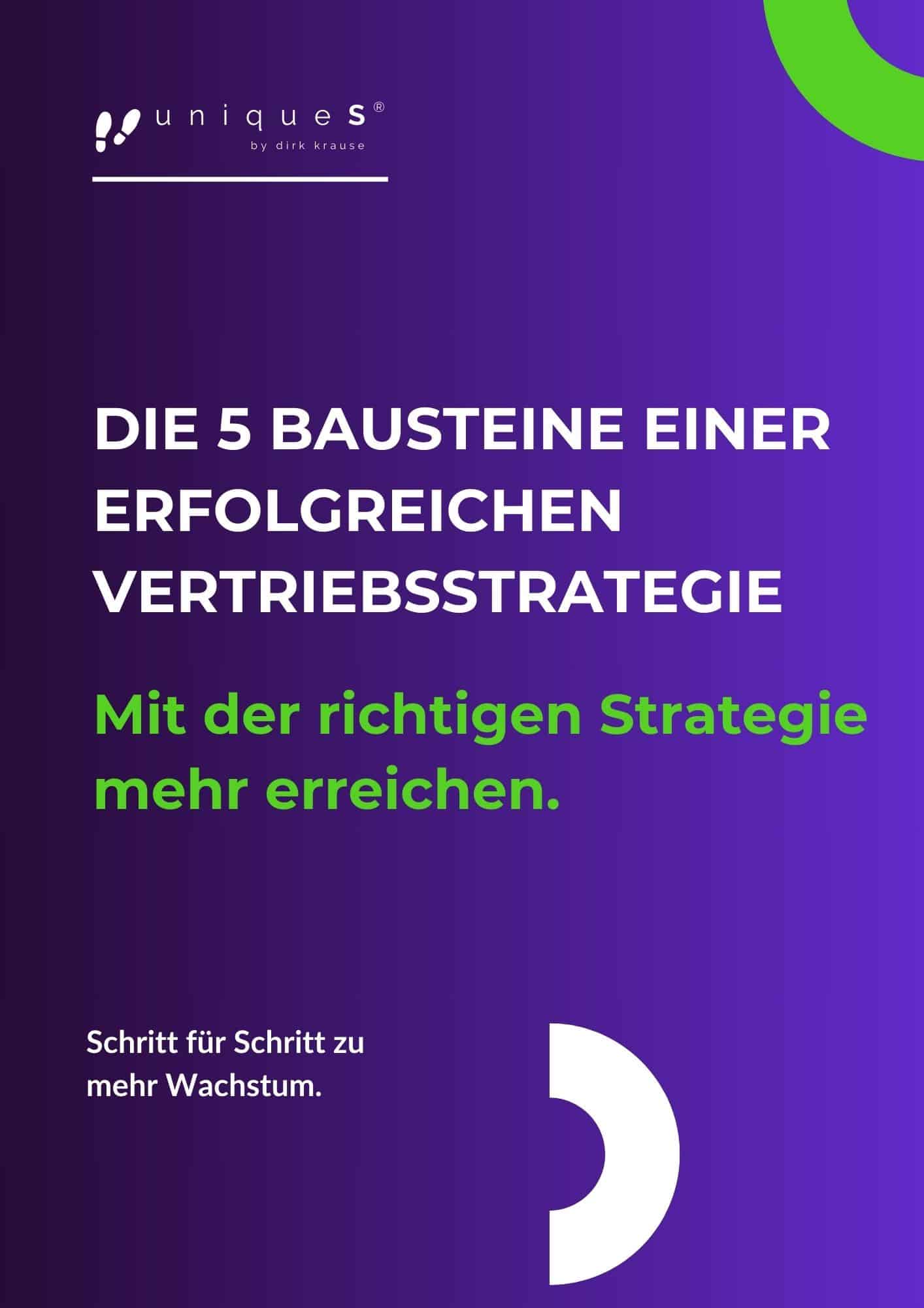 5 Bausteine einer erfolgreichen Vertriebsstrategie